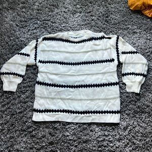 Black, Cream and Gold sweater Brand:Amazon Size:Large